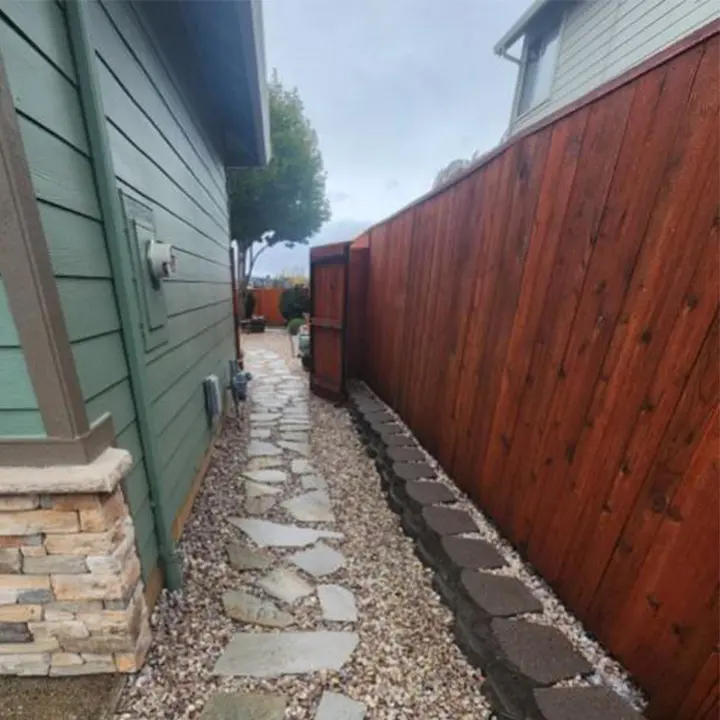 fencing and path